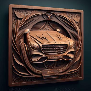 3D мадэль Mercedes Benz W222 (STL)